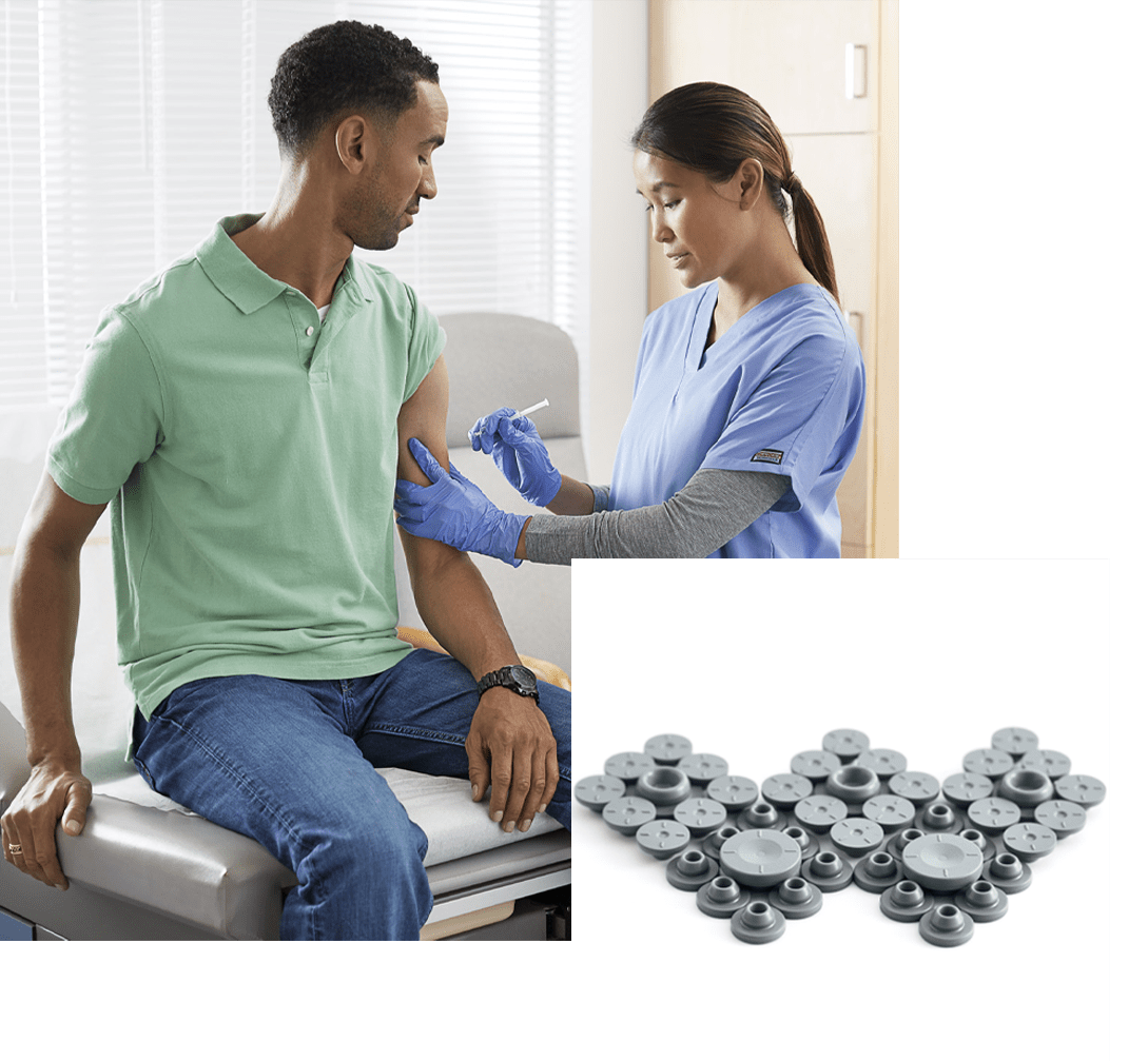 Daikyo syringe in-use