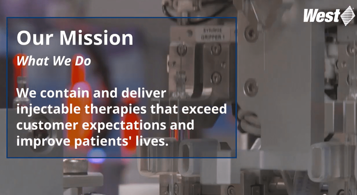 Our Mission - We Contain and Delivery Injectable Therapies That Exceed Customer Expectations and Improve Patients' Lives. 