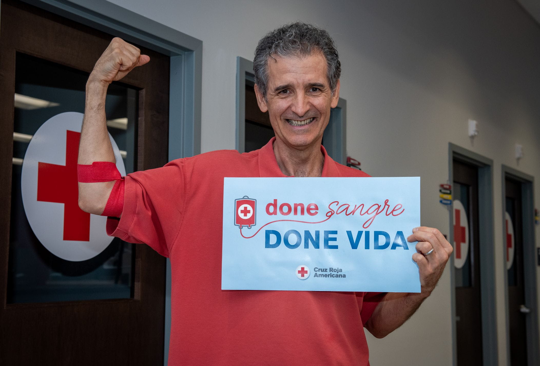 Ruben Vassolo, an Argentinian, received a blood transfusion during surgery in his 20s.