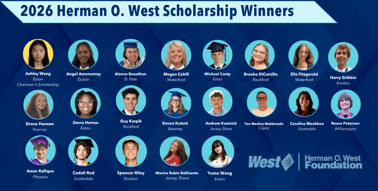 Herman O. West Foundation Scholarship 2026 Recipients