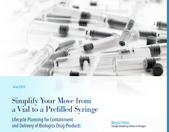 Whitepaper simplify your move from vial to prefilled syringe