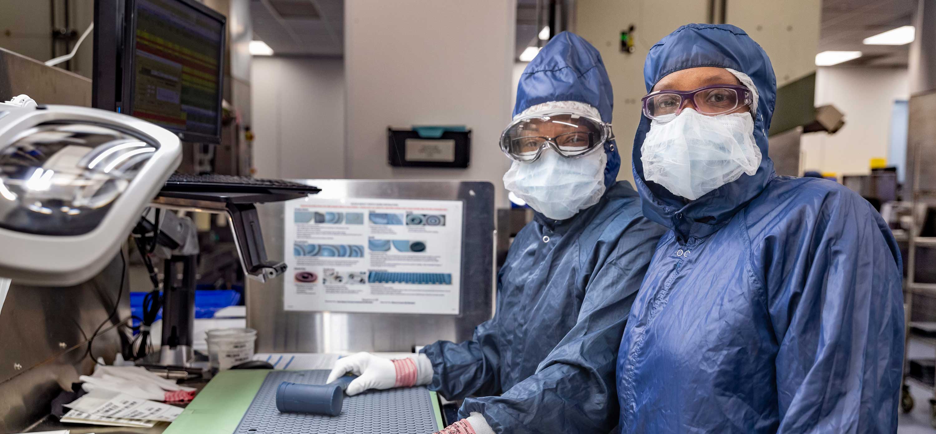 Team Members working in our manufacturing facility