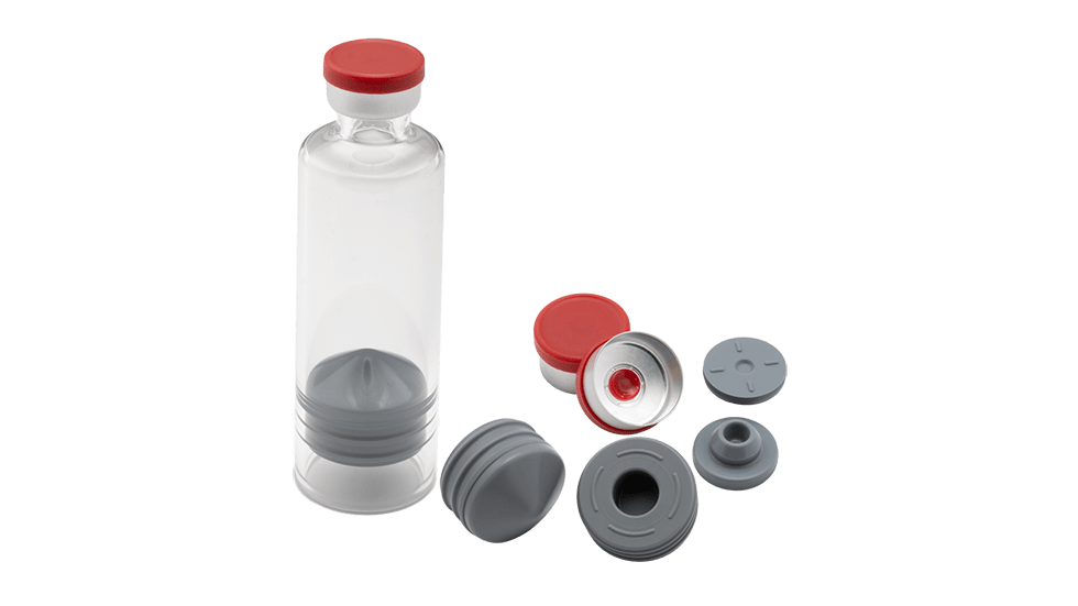 West primary and secondary packaging components for combination products